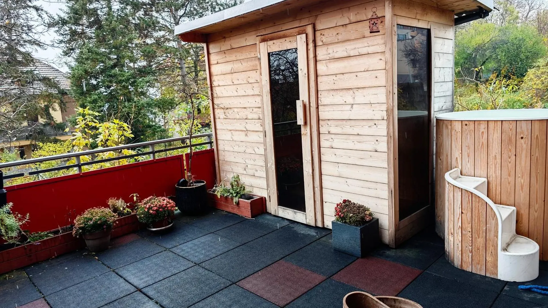 Sauna Apartament Zenklova 1, 4 Rooms, Terase, Garden, Sauna Praha Apartmán